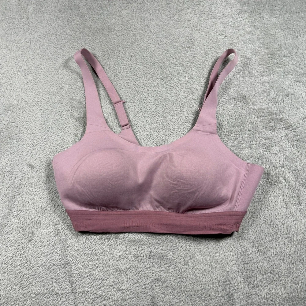 Lululemon Fine Form Bra Women B34 Purple Mauve Molded Cups‎